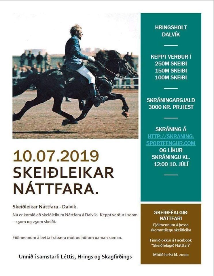 Skeiðleikar 10 júlí 2019