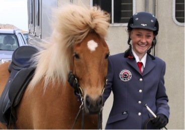 Anna Kristín og Glaður frá Grund