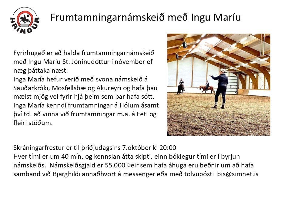 Frumtamningarnámskeið
