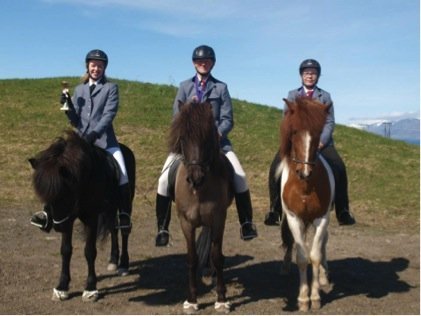 Vigdís Anna á Val, Hjörleifur á Gígju og Ólöf á Salerni