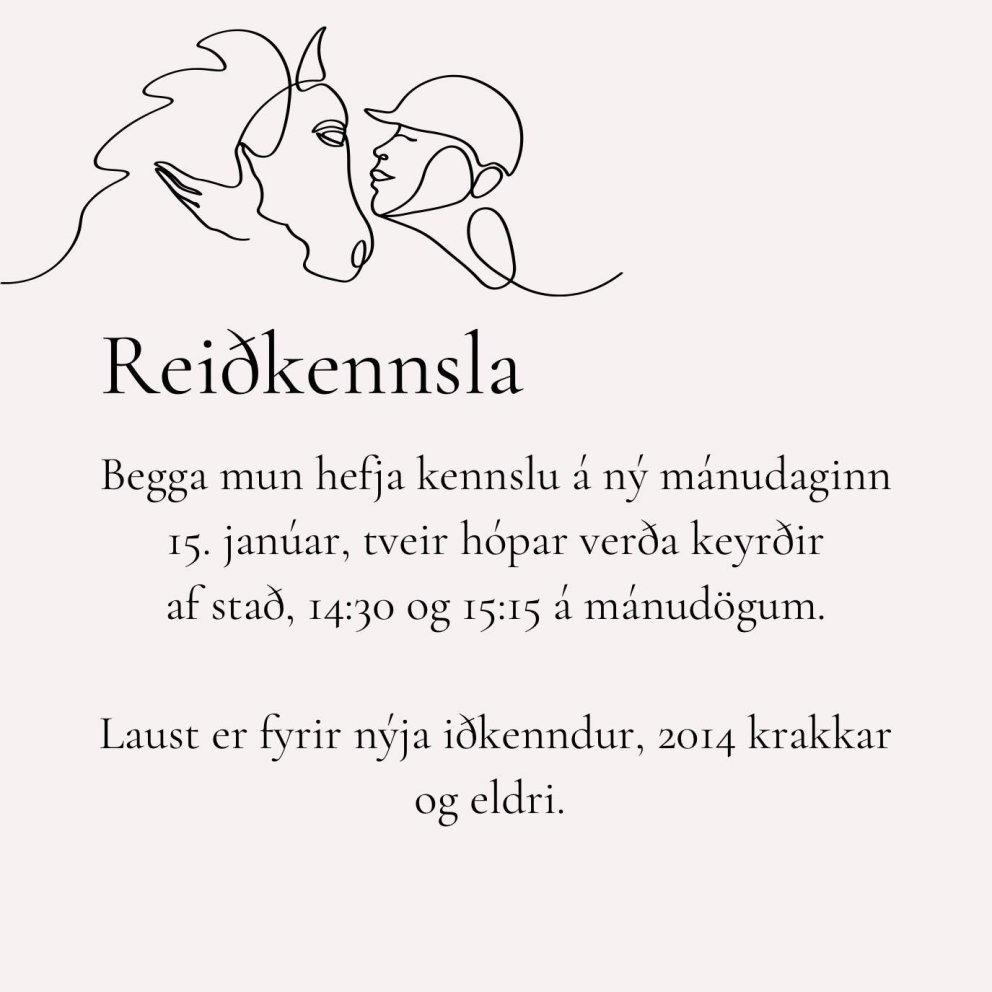Reiðkennsla