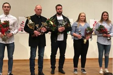 Á myndinni eru þeir sem tilnefndir voru.
Viktor Hugi - frjálsar, Svavar Örn - hestaíþróttir, Ingvi …